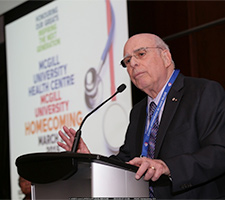Dr. Phil Gold, Chair of the MUHC Alumni Association