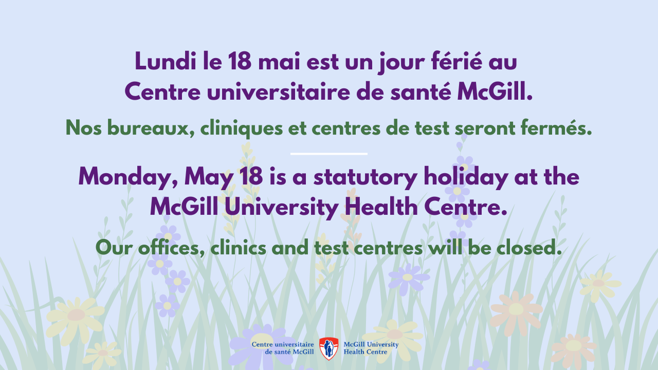 Holiday closures