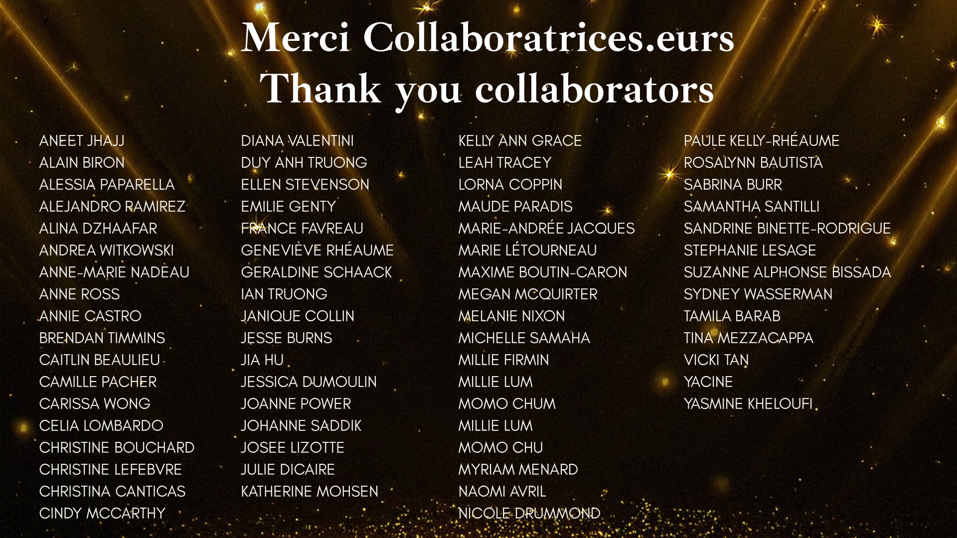 contributors