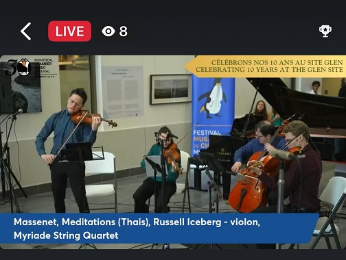 Une visite réconfortante de l’Orchestre de musique de chambre de Montréal au CUSM