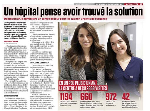 Une partie de la solution aux urgences débordées à l’HGM