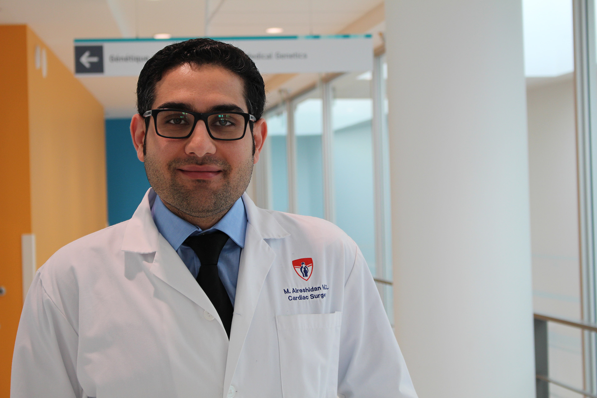 Dr. Mohammed Alreshidan, resident in Pediatric Cardiac Surgery, Montreal Children’s Hospital