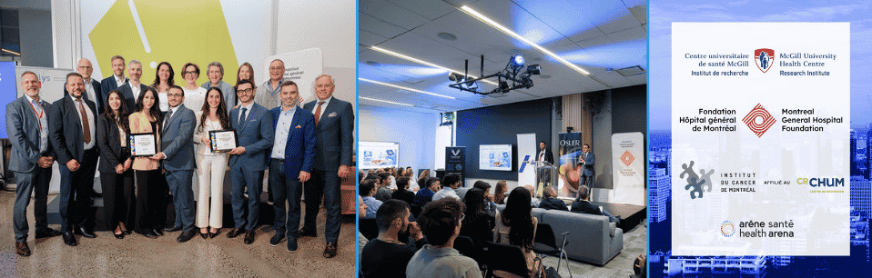 Arène Santé est une collaboration entre l’Institut du cancer de Montréal affilié au Centre de recherche du Centre hospitalier de l’Université de Montréal, l’Institut de recherche du Centre universitaire de santé McGill et la Fondation Hôpital général de Montréal (FHGM).
