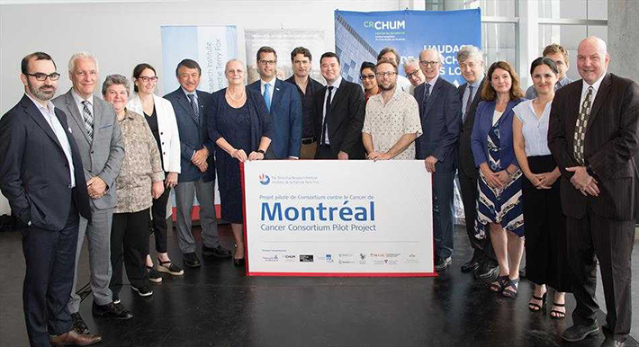 Les hôpitaux et centres de recherche de Montréal s’unissent dans la lutte contre le cancer