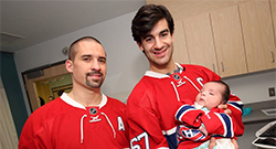 Les Canadiens de Montréal apportent leurs sourires à l’Hôpital pour enfants de Montréal