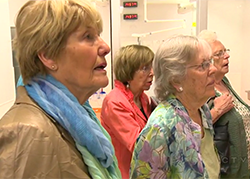 Retired nurses visit the Glen