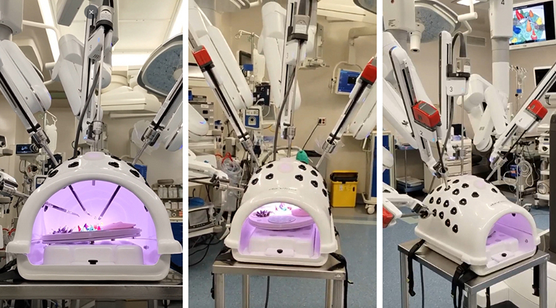 Robot Da Vinci at the Montreal General Hospital, credit: Montreal General Hospital Foundation