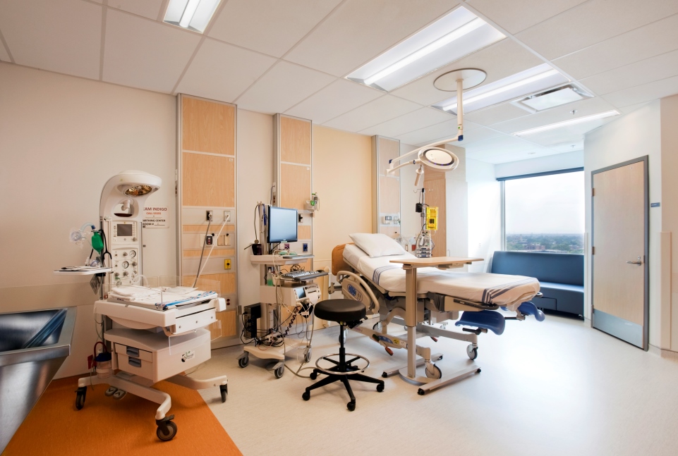 One of the single-patient rooms at the MUHC’s Glen site