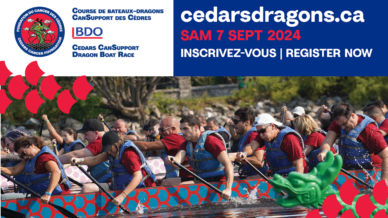 2024 Course de bateaux-dragons CanSupport des Cèdres BDO