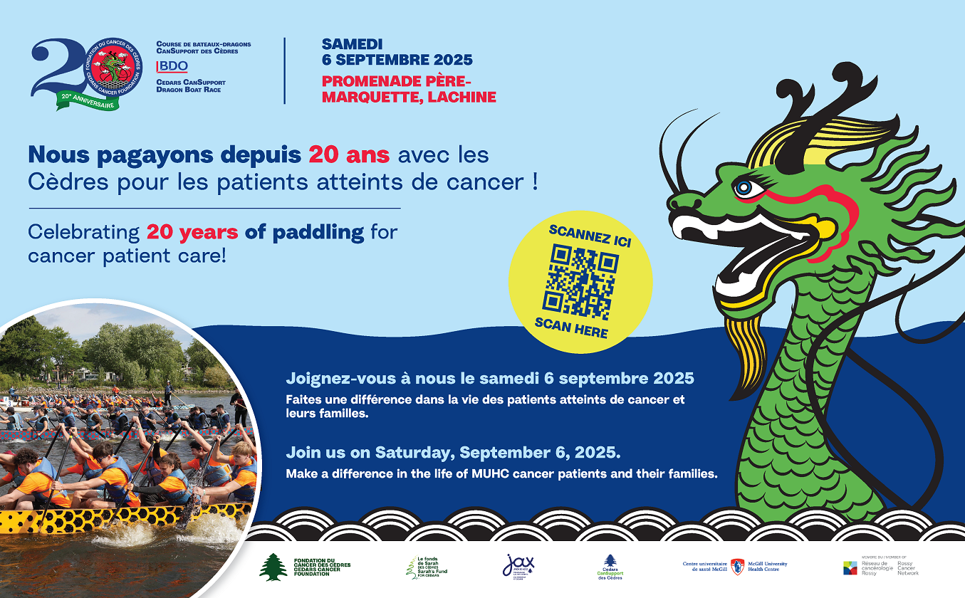 Course de bateaux-dragons CanSupport des Cèdres BDO 2025