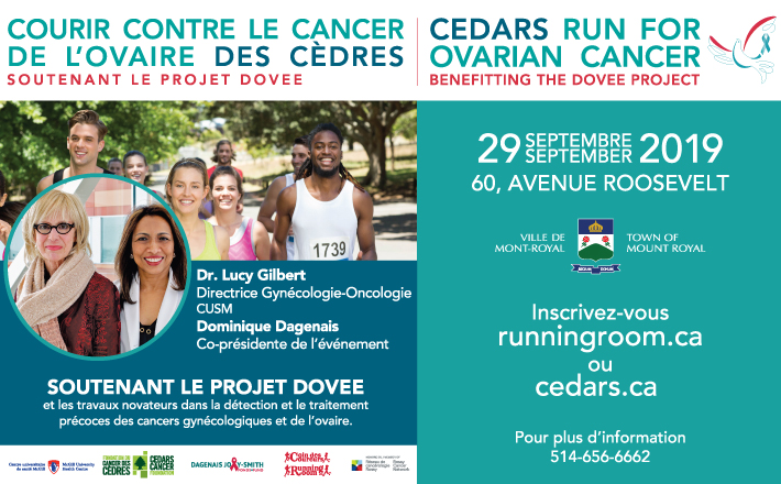 4e édition de la course contre le cancer de l'ovaire des Cèdres