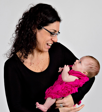 Leonie Mikael and her niece